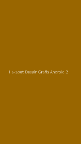 Tampilan Antarmuka Aplikasi Hakabet Desain Grafis Android - 2