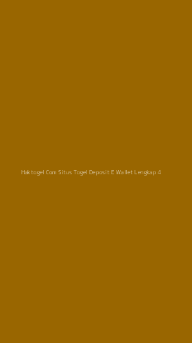 Tampilan Antarmuka Aplikasi Haktogel Com Situs Togel Deposit E Wallet Lengkap - 4