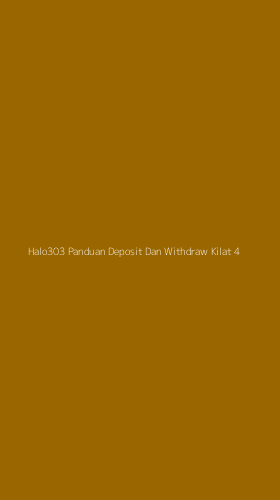 Tampilan Antarmuka Aplikasi Halo303 Panduan Deposit Dan Withdraw Kilat - 4