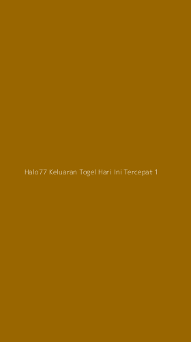 Tampilan Antarmuka Aplikasi Halo77 Keluaran Togel Hari Ini Tercepat - 1
