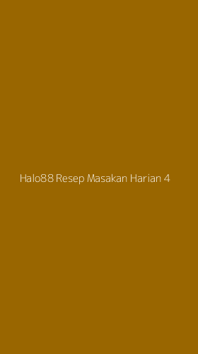 Tampilan Antarmuka Aplikasi Halo88 Resep Masakan Harian - 4