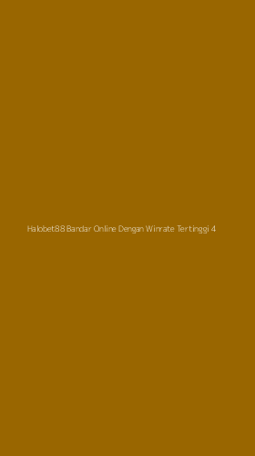 Tampilan Antarmuka Aplikasi Halobet88 Bandar Online Dengan Winrate Tertinggi - 4