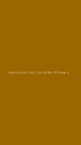 Tampilan Antarmuka Aplikasi Halutotocom Situs Toto 4d Bet 10 Perak - 4