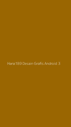 Tampilan Antarmuka Aplikasi Hana189 Desain Grafis Android - 3