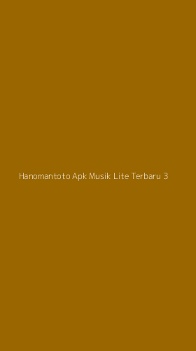 Tampilan Antarmuka Aplikasi Hanomantoto Apk Musik Lite Terbaru - 3