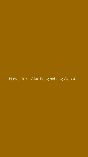 Tampilan Antarmuka Aplikasi Hargatito - Alat Pengembang Web - 4