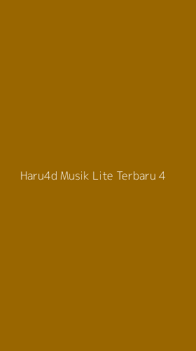 Tampilan Antarmuka Aplikasi Haru4d Musik Lite Terbaru - 4