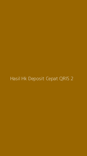 Tampilan Antarmuka Aplikasi Hasil Hk Deposit Cepat Qris - 2
