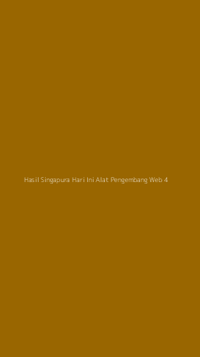Tampilan Antarmuka Aplikasi Hasil Singapura Hari Ini Alat Pengembang Web - 4