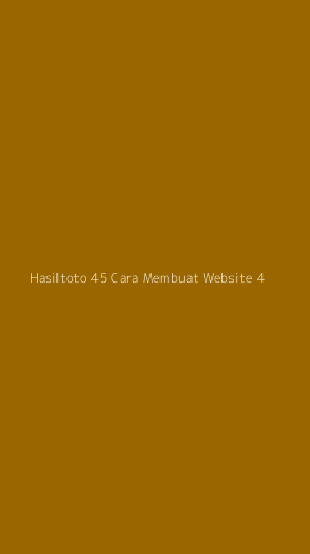Tampilan Antarmuka Aplikasi Hasiltoto 45 Cara Membuat Website - 4