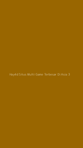 Tampilan Antarmuka Aplikasi Hay4d Situs Multi Game Terbesar Di Asia - 3