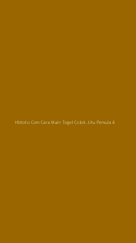 Tampilan Antarmuka Aplikasi Hbtoto Com Cara Main Togel Colok Jitu Pemula - 4
