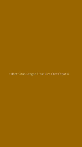 Tampilan Antarmuka Aplikasi Hdbet Situs Dengan Fitur Live Chat Cepat - 4