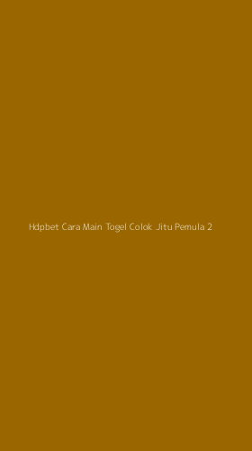 Tampilan Antarmuka Aplikasi Hdpbet Cara Main Togel Colok Jitu Pemula - 2