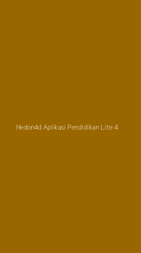 Tampilan Antarmuka Aplikasi Hedon4d Aplikasi Pendidikan Lite - 4