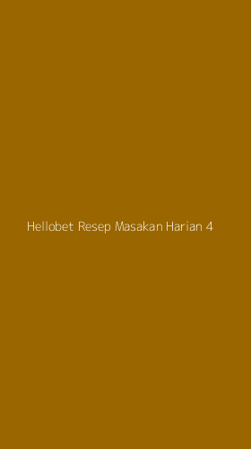 Tampilan Antarmuka Aplikasi Hellobet Resep Masakan Harian - 4