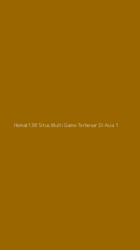 Tampilan Antarmuka Aplikasi Hemat138 Situs Multi Game Terbesar Di Asia - 1
