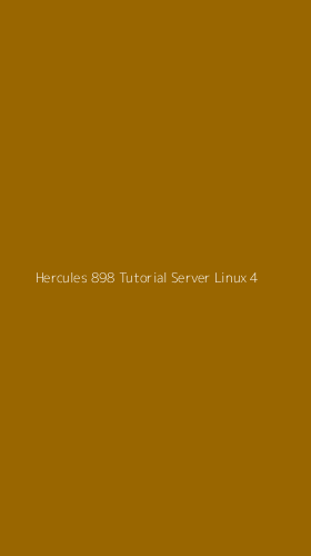 Tampilan Antarmuka Aplikasi Hercules 898 Tutorial Server Linux - 4