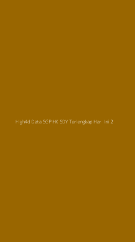 Tampilan Antarmuka Aplikasi High4d Data Sgp Hk Sdy Terlengkap Hari Ini - 2