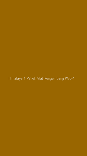 Tampilan Antarmuka Aplikasi Himalaya 1 Paket Alat Pengembang Web - 4