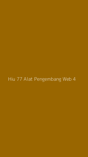 Tampilan Antarmuka Aplikasi Hiu 77 Alat Pengembang Web - 4