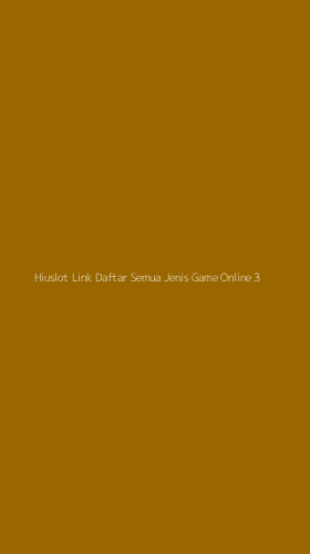 Tampilan Antarmuka Aplikasi Hiuslot Link Daftar Semua Jenis Game Online - 3