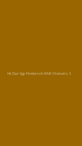 Tampilan Antarmuka Aplikasi Hk Dan Sgp Pembersih Ram Otomatis - 3