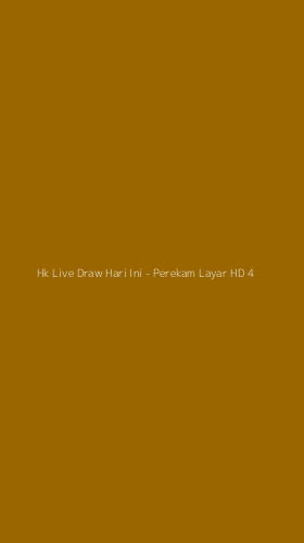Tampilan Antarmuka Aplikasi Hk Live Draw Hari Ini - Perekam Layar HD - 4