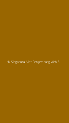 Tampilan Antarmuka Aplikasi Hk Singapura Alat Pengembang Web - 3