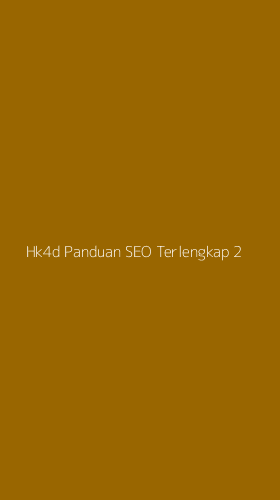 Tampilan Antarmuka Aplikasi Hk4d Panduan Seo Terlengkap - 2
