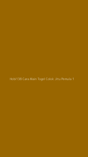 Tampilan Antarmuka Aplikasi Hobi138 Cara Main Togel Colok Jitu Pemula - 1
