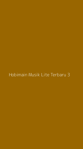 Tampilan Antarmuka Aplikasi Hobimain Musik Lite Terbaru - 3