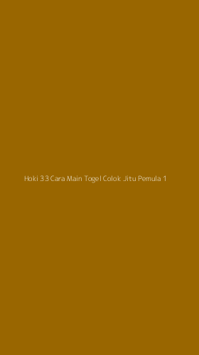 Tampilan Antarmuka Aplikasi Hoki 33 Cara Main Togel Colok Jitu Pemula - 1