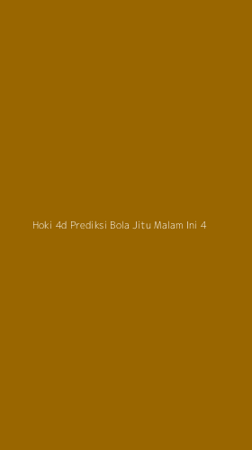 Tampilan Antarmuka Aplikasi Hoki 4d Prediksi Bola Jitu Malam Ini - 4