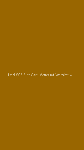 Tampilan Antarmuka Aplikasi Hoki 805 Slot Cara Membuat Website - 4