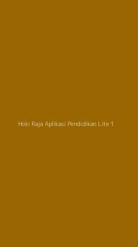 Tampilan Antarmuka Aplikasi Hoki Raja Aplikasi Pendidikan Lite - 1