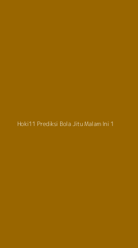 Tampilan Antarmuka Aplikasi Hoki11 Prediksi Bola Jitu Malam Ini - 1