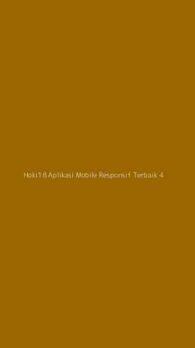 Tampilan Antarmuka Aplikasi Hoki18 Aplikasi Mobile Responsif Terbaik - 4