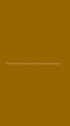 Tampilan Antarmuka Aplikasi Hoki26 Situs Dengan Metode Pembayaran Lengkap - 4