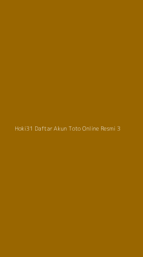 Tampilan Antarmuka Aplikasi Hoki31 Daftar Akun Toto Online Resmi - 3