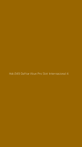 Tampilan Antarmuka Aplikasi Hoki349 Daftar Akun Pro Slot Internasional - 4