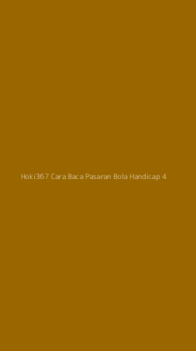Tampilan Antarmuka Aplikasi Hoki367 Cara Baca Pasaran Bola Handicap - 4