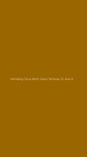 Tampilan Antarmuka Aplikasi Hoki4play Situs Multi Game Terbesar Di Asia - 4