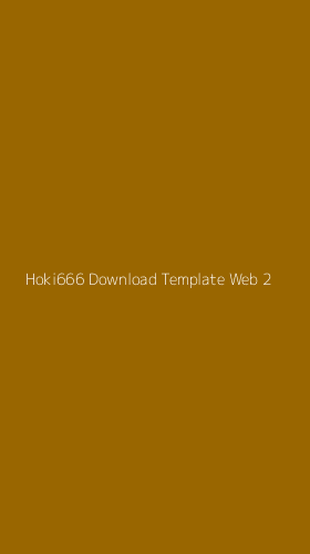 Tampilan Antarmuka Aplikasi Hoki666 Download Template Web - 2