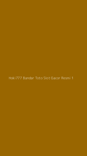 Tampilan Antarmuka Aplikasi Hoki777 Bandar Toto Slot Gacor Resmi - 1