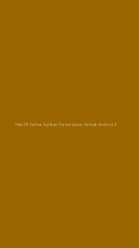 Tampilan Antarmuka Aplikasi Hoki78 Daftar Aplikasi Portal Game Terbaik Android - 4