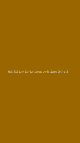 Tampilan Antarmuka Aplikasi Hoki805 Link Daftar Semua Jenis Game Online - 3