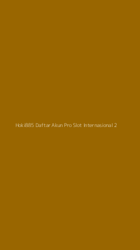Tampilan Antarmuka Aplikasi Hoki885 Daftar Akun Pro Slot Internasional - 2