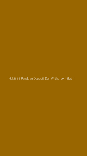 Tampilan Antarmuka Aplikasi Hoki888 Panduan Deposit Dan Withdraw Kilat - 4