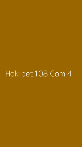 Tampilan Antarmuka Aplikasi Hokibet108 Com - 4